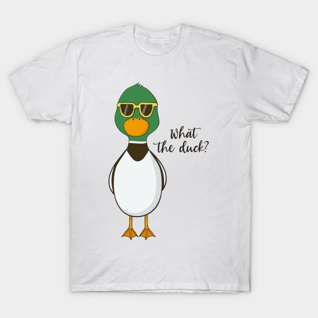 What The Duck?! T-Shirt by Dreamy Panda Designs